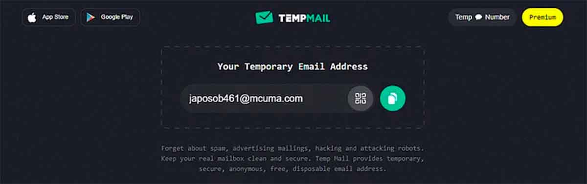 Correo electrónico temporal para usar donde quieras registrarte
