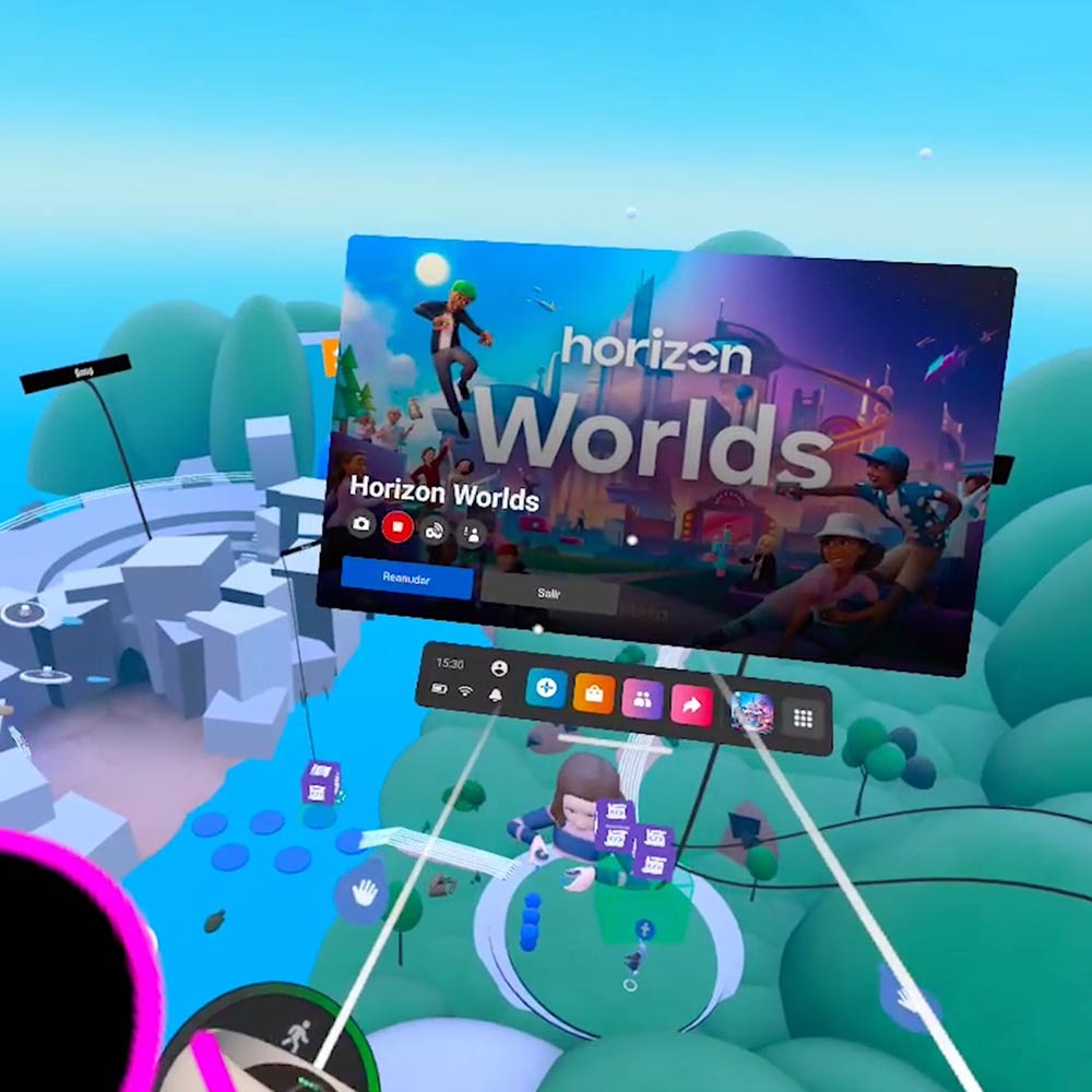 Telefonica World y Theme Park, los  mundos virtuales de Telefónica en Horizon Worlds.