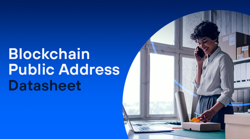 API Blockchain Public Address Datasheet