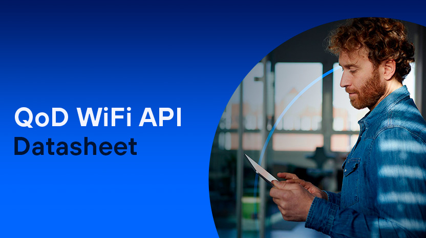 Folha de dados da API QoD Wi-Fi.