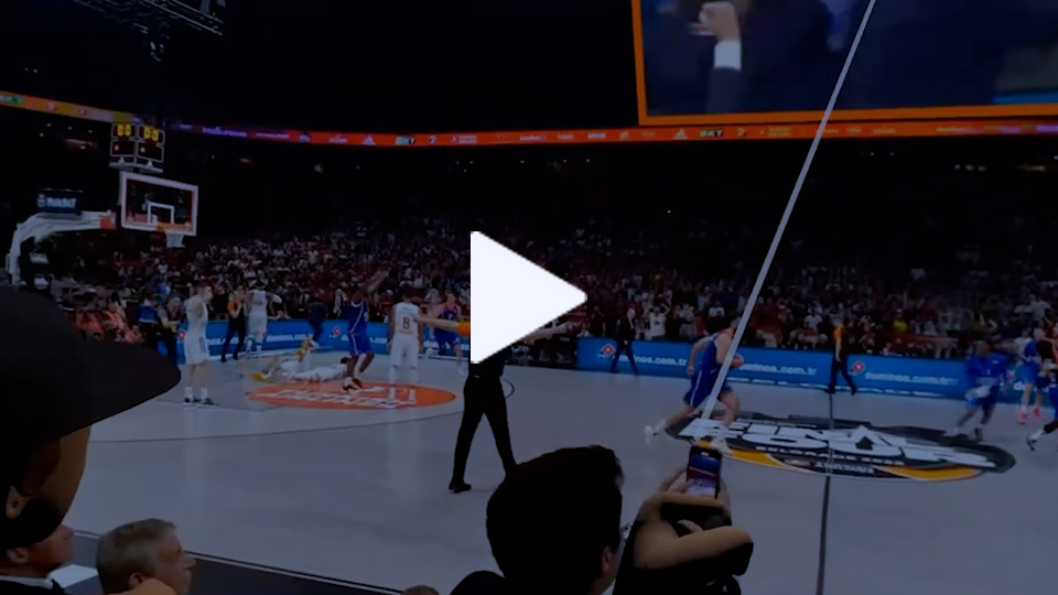 Sporting events with immersive technology with YBVR and AWS, integrating QoD Mobile API.