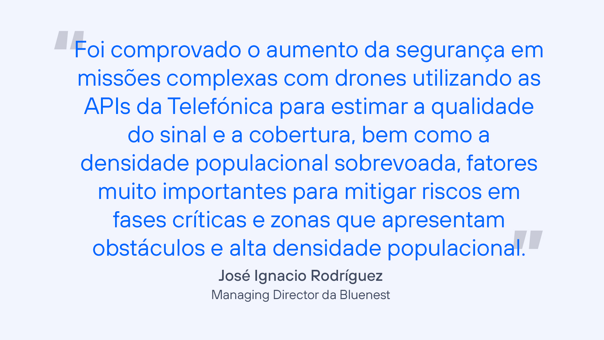 Telefónica Open Gateway e Bluenest reforçam parceria para acelerar a inovação no ecossistema de drones, unindo conectividade avançada e soluções de mobilidade aérea para abrir novas oportunidades de mercado.&nbsp;